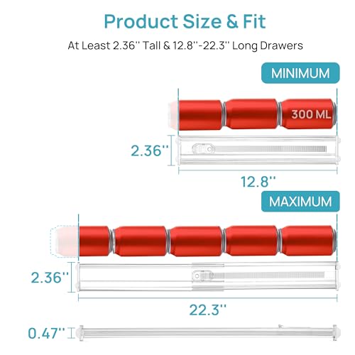 2.36" Short Upgrade Drawer Dividers 12.8" (Short-2.36" without Inserts)