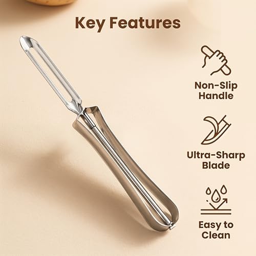 Kitchen vegetable peeler Stainless steel rotary peeler for vegetable and carrot fruit
