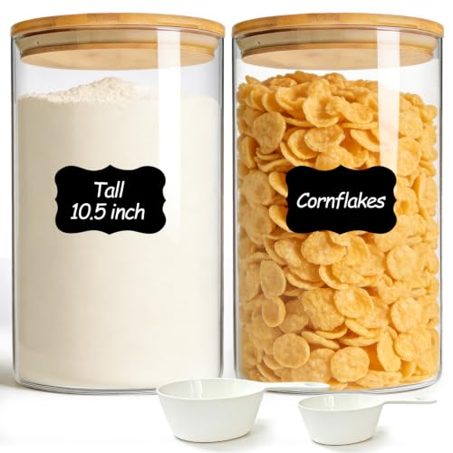 Flour Sugar Storage Containers 4 Qt (4 Qt x 2)