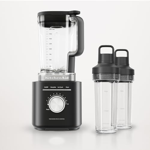 Pure Power Blender with 2 Blending Jars (Black Matte)