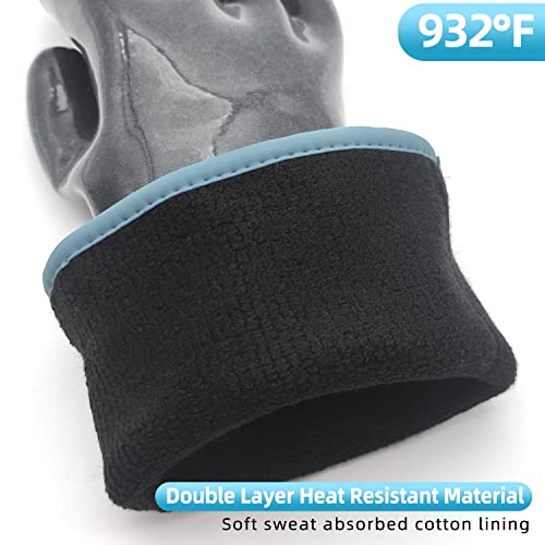 BBQ Grill Gloves (Black2 / 9/L)