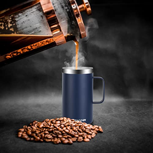2 Pack 20 oz Insulated Coffee Mugs (B2.Purple+Navy / 20 ounces (2 pack))