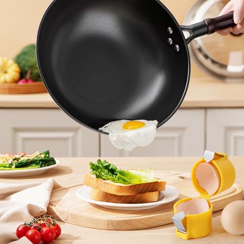 Stainless Steel Egg Shell Opener (Yellow Red Pink 2)