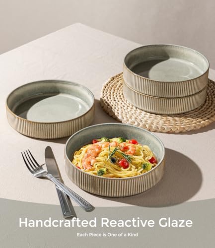 7.5 Inch Pasta Bowls Set of 4 (Set of 4 / Sage Desert)