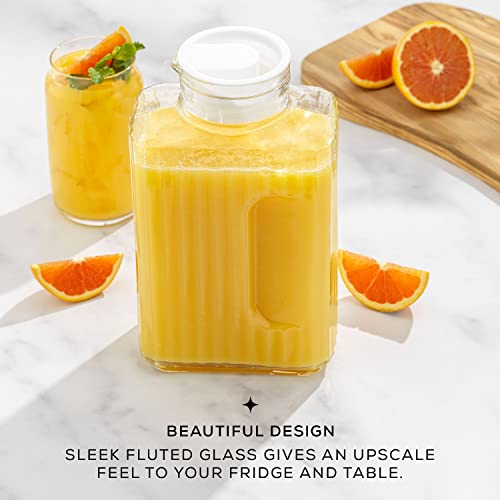 68oz Glass Pitcher with Lid (68 Ounces)