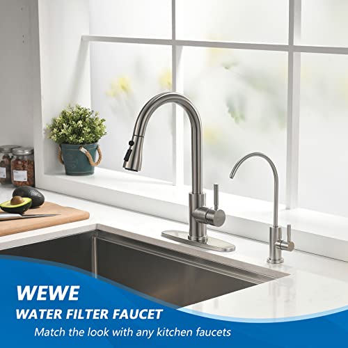 Drinking Water Faucet for RO System and Bar Sink (Brushed Nickel)