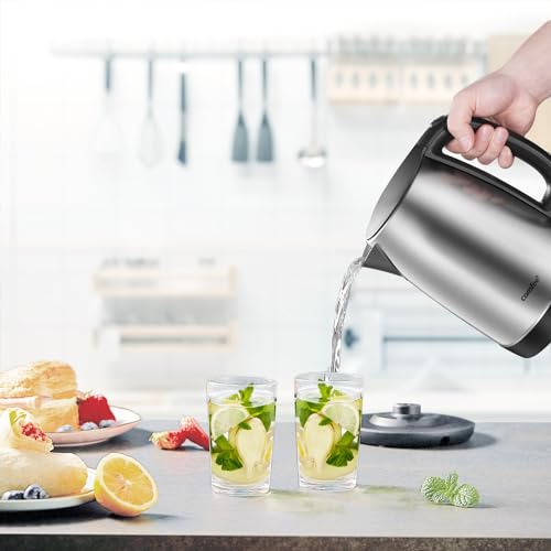 Comfee 1.7L Stainless Steel Electric Tea Kettle (Silver / stainless steel)