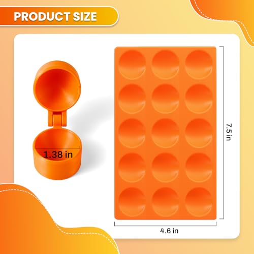 2 Pack Round Sphere Cake Pop Mold Press with Tray Set (Mold and tray)