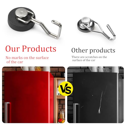 Magnetic Hooks for Grill & Refrigerator (12 Count)