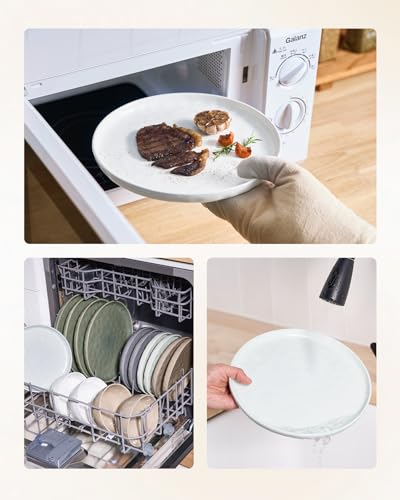 Mars Stoneware Dinnerware Set for 6 (White / Set(18pcs))
