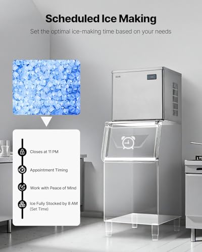 Commercial Ice Maker Machine (22.2 x 22 x 21.9 in)