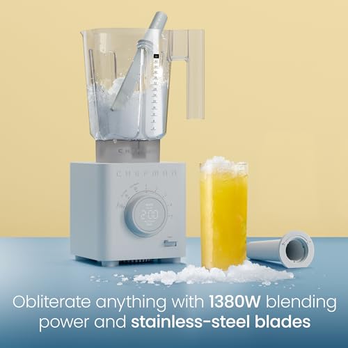Obliterator 48 oz Countertop Blender for Smoothies (CONCRETE / Power Blender)