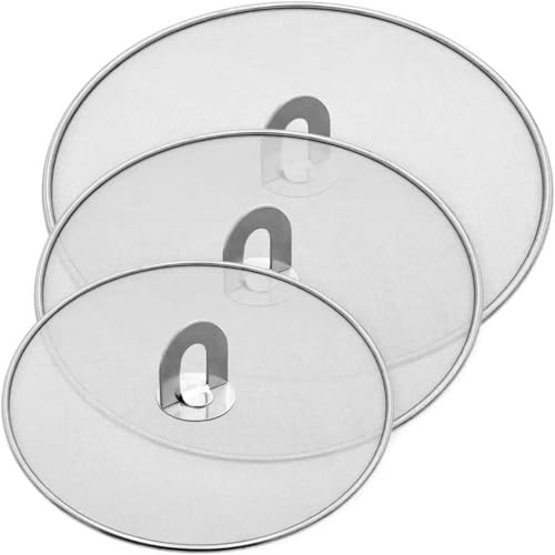 Splatter Screen for Cooking (Silver)