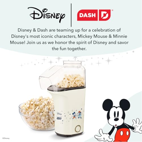 Disney Dash Mickey & Minnie Fresh Pop Popcorn Maker (Mickey & Minnie / 16 cups)