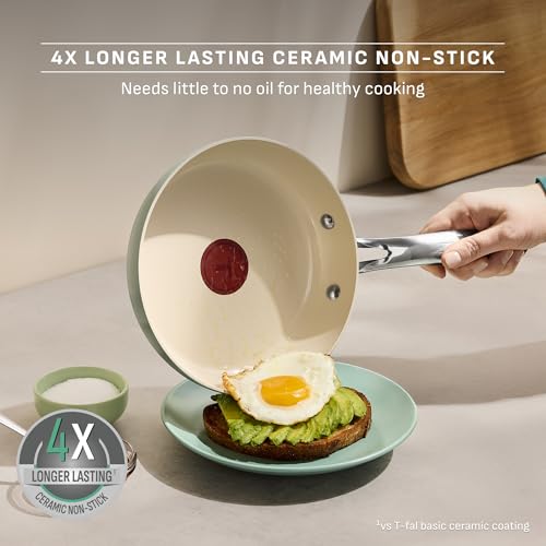 Inspire Ceramic Nonstick Frying Pan 2 (2-Piece)
