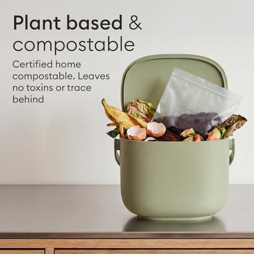 Compostable Storage Zip Bags 140 Count Variety Pack