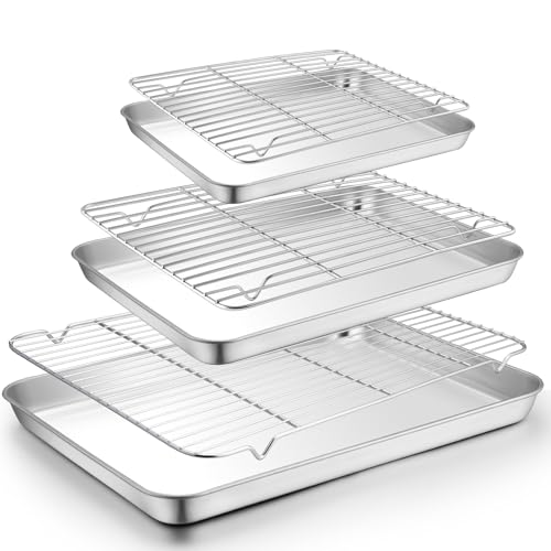 Baking Sheet with Rack Set (20" & 16" & 12.5")