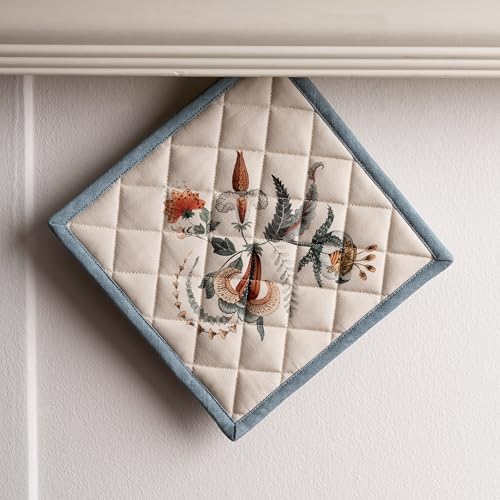 Pot Holders 100% Cotton Potholders (060 - Dalida / 8" x 8" (Pot Holder Pack of 1))