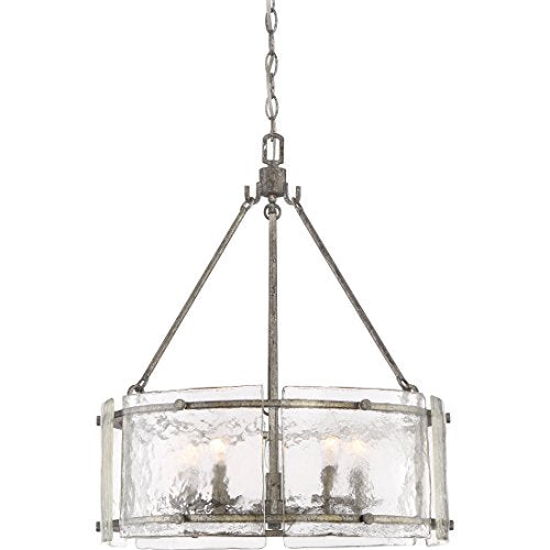 Fortress Pendant Lighting (Mottled Silver)