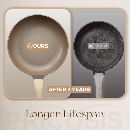 Nonstick Frying Pan (8 Inch / Natural Linen)