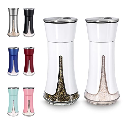 White Salt and Pepper Shakers by Aelga (White)
