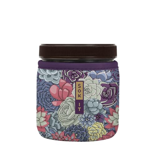 IceCreamSok Insulated Neoprene Cover (Succulents / Fits Talenti 16oz Pints)