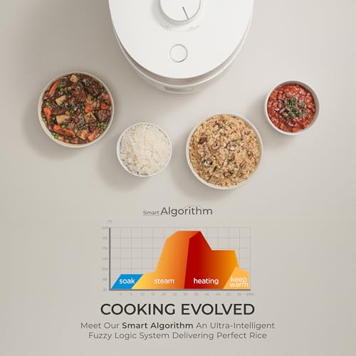 Twin Pressure Rice Cooker (6 Cup / White)