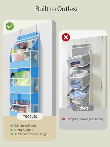 5 Tier Over the Door Organizer (Blue / 5 Tier)