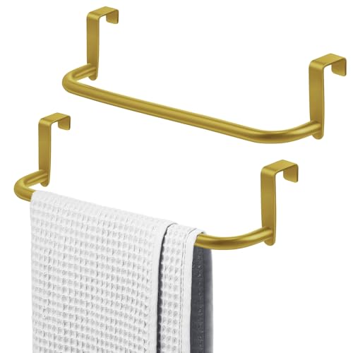 Over Cabinet Door Towel Bar (Gold)