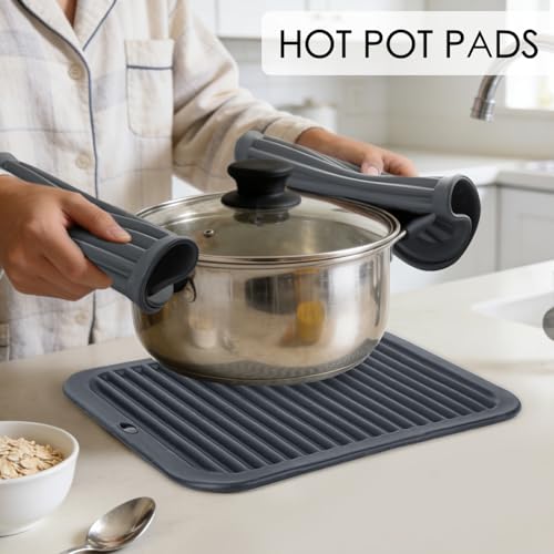 4 PCS Silicone Trivet for Hot Dishes (4 Count)
