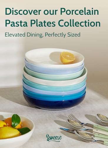Pasta Bowls 30 Ounce Salad Serving Bowls Set of 6 (6 Count)