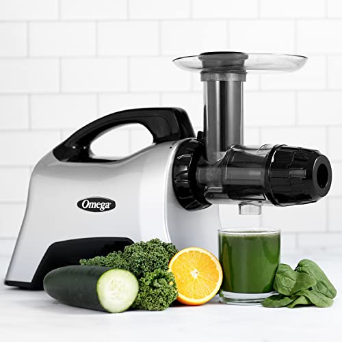 Juicer NC1000HDS Juice Extractor and Nutrition System Slow Masticating BPA (Silver)
