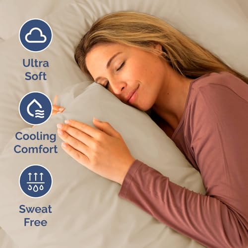 Short Queen Size 4 Piece Bed Sheet Set (11 - Wheat / Short Queen)