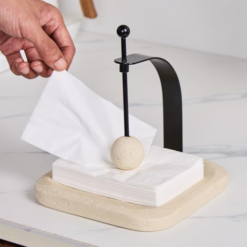 Natural Travertine Napkin Holder