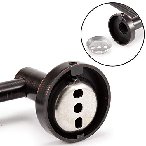 17.6 Inch Stainless Steel Bath Towel Bar (Oil Rubbed Bronze / 17.6 inch)