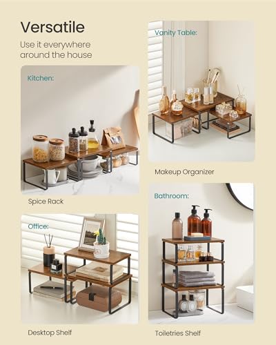 Cabinet Organizer Shelf (3 Count)