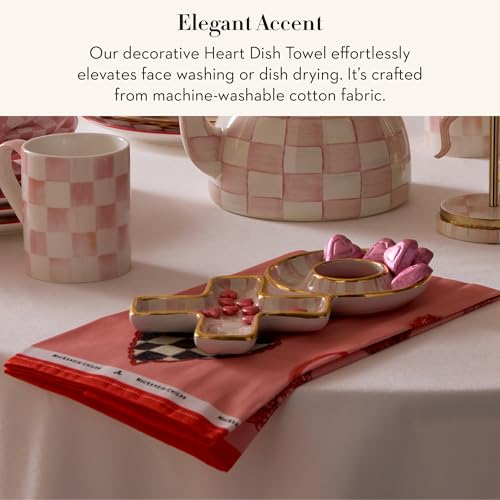 Cotton Dish Towel (Heart / 1-Pack)