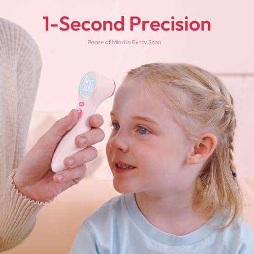 No Touch Thermometer for Kids and Adults (Pink)