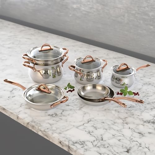Ouro Gold 11Pc Cookware Set