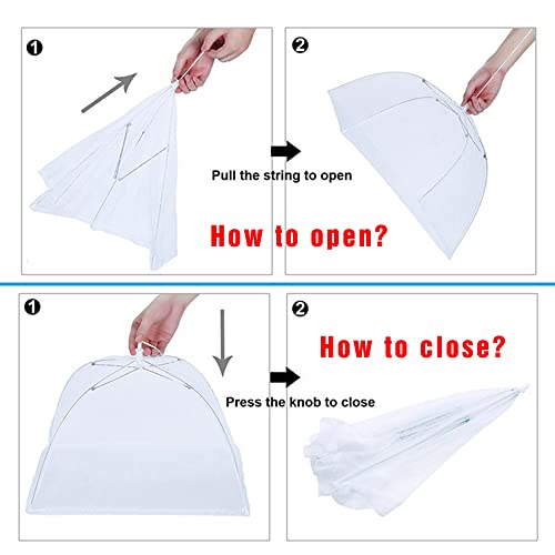 Mesh Food Covers for Outside (3 Pack 40"X24" Jumbo)