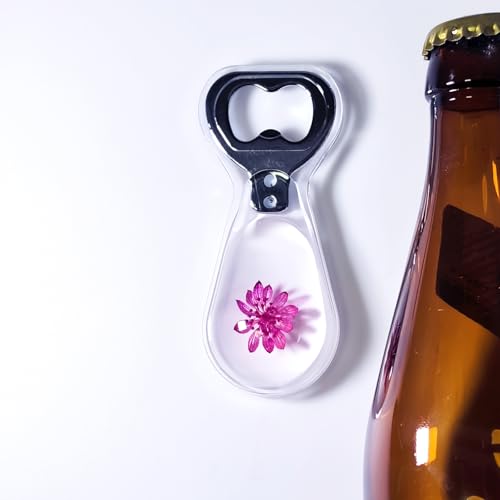 Resin Art Bottle Opener (White)
