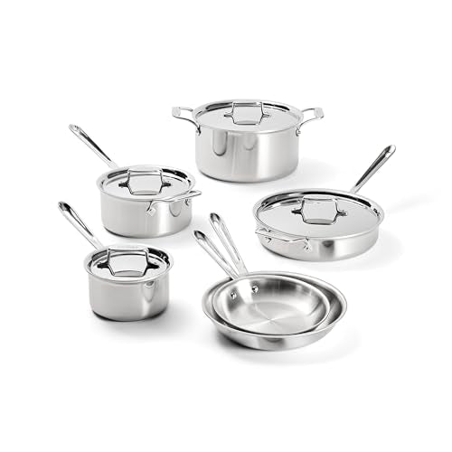 D5® Stainless Steel Core 10 Piece Cookware Set (D5 Stainless Steel Set)