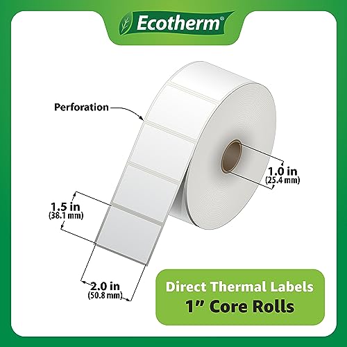 2" x 1.5" Thermal Labels (8220 Count)