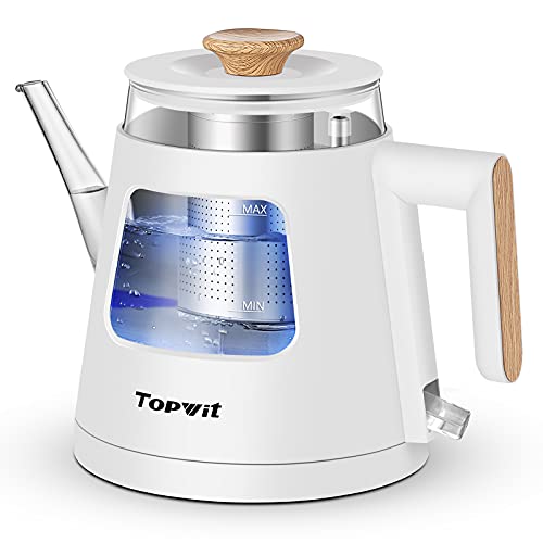 1L Gooseneck Electric Tea Kettle (1.1 Quarts / D(White))