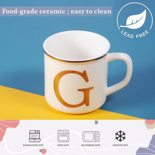 Ceramic Coffee Mug 16oz (Letter G Mug)