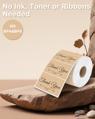 3" x 2" Thermal Labels (3"x2" / Brown)