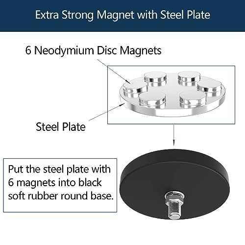 Super Strong Magnetic Hooks Heavy Duty (4 Count)