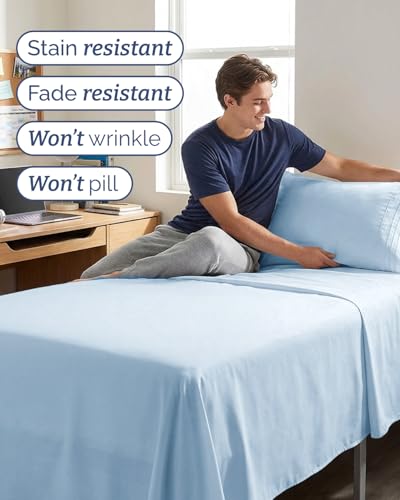 Twin XL 3 Piece Sheet Set (21 - Baby Blue / Twin XL)