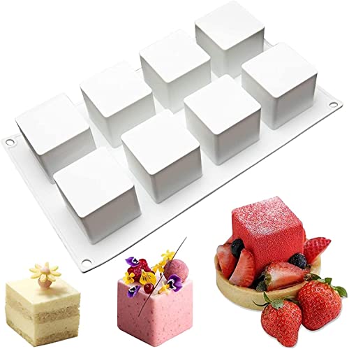Square Silicone Mold for Baking Mousse Cake