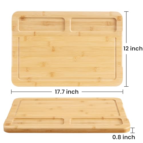 Extra Large Bamboo Cutting Board (18"L x 12"W)